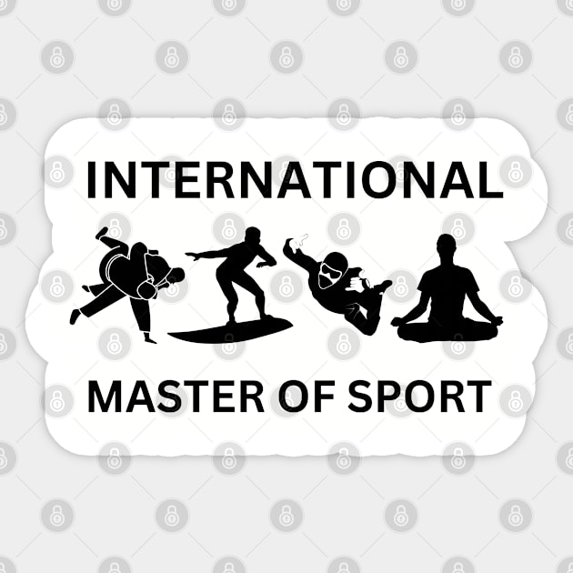 International Master of Sport Sticker by Desert Owl Designs